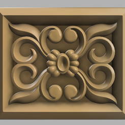 001.png Archivo STL zócalo para la talla de madera cnc - impresión 3d - escena 3d・Modelo imprimible en 3D para descargar