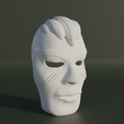 2.png Voodoo Face Mask - Cannibal Cosplay Mask 3D print model