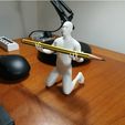 2fecc2fbce8d0b508f52c96790a459b2_preview_featured.jpg STL file Human pen holder V2.0・Model to download and 3D print
