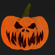 Pumpkin_1920x1080_0005.png Halloween Pumpkin Low-poly 3D model