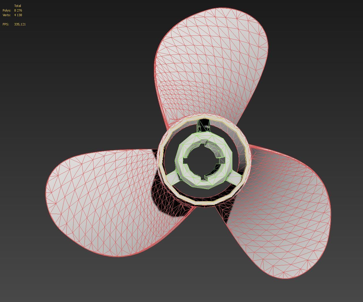Download OBJ file Propeller • 3D printing object ・ Cults