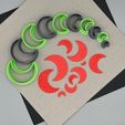 6EFAF12A-9338-4481-A2C8-365301A1DC60_1_201_a.jpeg Set of 10 Crescent Moon Shape Cookie Cutters | Polymer Clay Fondant Cutters Tools | Earring Jewelry Makers | Witchy Mystic Ethereal | Set 5
