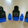 Capture d’écran 2017-02-14 à 12.07.31.png Free STL file Shooting target series (replaceable)・3D printable model to download