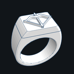 09_Sagittaire2.png Fichier STL gratuit Chevaliere_le Sagittaire・Idée pour impression 3D à télécharger