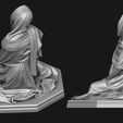 praying-woman-statue-3d-model-obj-stl-4.jpg Mary Magdalene Statue