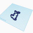 bunny.png Bunny Cookie Cutter
