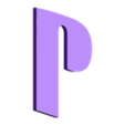 p.stl Playstation logo