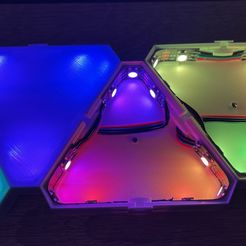 IMG_E4104.jpg Archivo STL Réplica de mini paneles luminosos WS2812B・Plan para descargar y imprimir en 3D