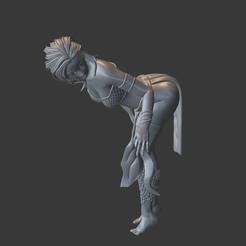 Dancer-Girl-Right.png Download STL file Gypsy Girl Dancer Mini • 3D print model, Grif3D