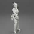 Girl-0032.jpg Beautiful Young Attractive Woman Wearing Dress and boot 3D Print Model