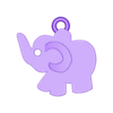 animal12.stl pendente de elefante