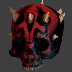 60308398_448838805870568_943264372564688896_n.jpg Fichier STL gratuit Darth-Maul Skull・Design à télécharger et à imprimer en 3D