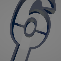 6.png Fichier STL Moule pour bougie d'anniversaire six 6・Plan à imprimer en 3D à télécharger