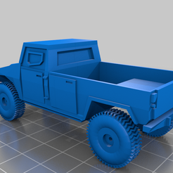 uro_S5_mini_pic_up_completo.png Archivo STL gratis Vehículo Vamtac Humvee all terrain pic up・Plan para descargar y imprimir en 3D
