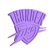 Oklahoma_City_Thunder_text.stl Oklahoma City Thunder - Logo