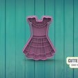 CUTTERDESIGN j COOKIE CUTTER MAKER Fichier STL Robe Dolores Madrigal Robe Encanto・Modèle imprimable en 3D à télécharger