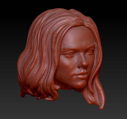 Marvel Legends Black Widow ScarJo head