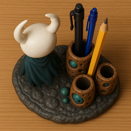 Hollow Knight Pen Holder - Home - PLA - 3D printed product - фото 5
