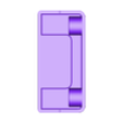 stl file - fridge lock locking part-1.STL Modern Design Fridge Lock