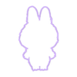 Cuerpo20.stl Labubu Cookie Cutter