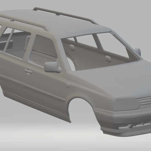 Download STL file Volkswagen Golf Mk3 variant • 3D printer design ・ Cults