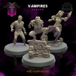 3-Hunger-Vampire-MMF.jpg STL file Vampires - The Army of Hunger・Model to download and 3D print