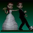 soccer3.jpg Wedding cake topper (soccer theme)