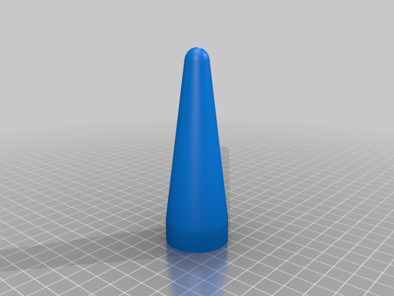 Estes_BNC-55AM_Nose_Cone_No_Shoulder.png Free STL file BNC-55AM Nose Cone (P/N 070280)・3D printer design to download, JackHydrazine