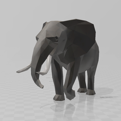 Immagine.png Archivo STL gratis Escritorio Elefante・Diseño por impresión en 3D para descargar