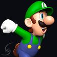 11.jpg Luigi STL 3D print figure