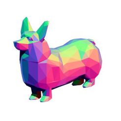 DOG_0000_Layer-5.jpg Fichier STL chien 15 corgi décoration lowpoly art・Design imprimable en 3D à télécharger