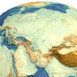 Earth-STL-for-3D-Printing---Rivers-1.jpg Modelo STL de la Tierra impreso en 3D con ríos
