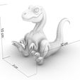 cm.jpg Baby Trex for 3D Printing 3D model