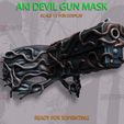 01.jpg Aki Devil Gun Full Accessories (Mask and Blade arm) - Chainsawman Cosplay