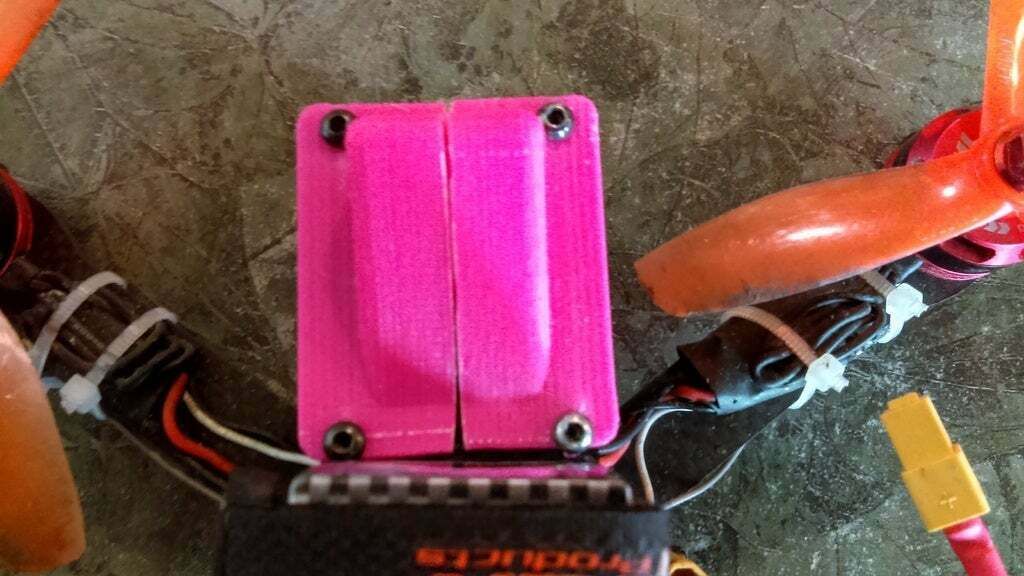 Free STL file FPV Race Drone GoPro Mount・3D printable model to download