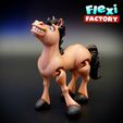 Dan-Sopala-Flexi-Factory-Horse_03.jpg Flexi Factory Pegasus, Unicorn, Horse and Alicorn