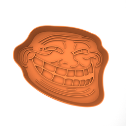 STL file Troll Face 🧌・3D printing template to download・Cults