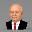 untitled.1757.jpg Mikhail Gorbachev bust ready for full color 3D printing
