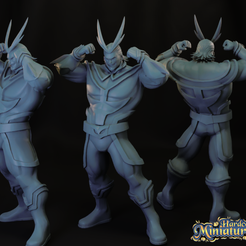 1-1.png STL file MARVEL CRISIS PROTOCOL ALL MIGHT PRESUPPORTED INCLUDED・3D printing model to download
