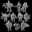 pack3.png Big Robot Pack 3 - Only for 9.99€! (32mm scale, scaleable)