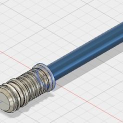 lightsaber.PNG 3D-Datei Lightsaber pen holder kostenlos・3D-druckbares Modell zum herunterladen, MidnightDragon