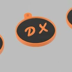 dx.jpg ANFÄNGLICHER SCHLÜSSELANHÄNGER 2 BUCHSTABEN D.X