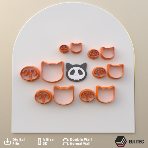 POLYMER CLAY CUTTERS/EULITEC.COM/CC/COPYRIGHTED LICENSE 3D model