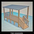THE-HAWAIIAN.jpg HO Scale Mobile Home (Trailer) Decks and Steps Collection