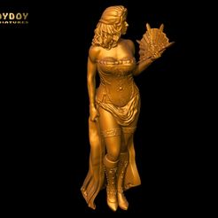 ] u 4 ) ‘& ‘ ; DI Pa fe) [= > fo) Pas STL file Milady of Winter 32 and 54mm scale -Golden Heroes・Design to download and 3D print, toydoyminiatures