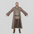 Renders0020.png Obi Wan Kenobi Star Wars Textured Rigged