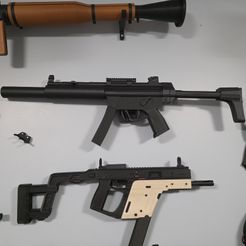 MP5SD SMG (Prop-Gun) à escala 1/1