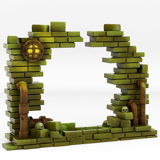 Sewer-Portal-Front.jpg Portal do esgoto com o seu efeito de líquido tóxico