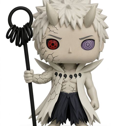 Obito Uchiha Ten-Tails Jinchuriki – Naruto Shippuden 3D Print (STL + 3MF)