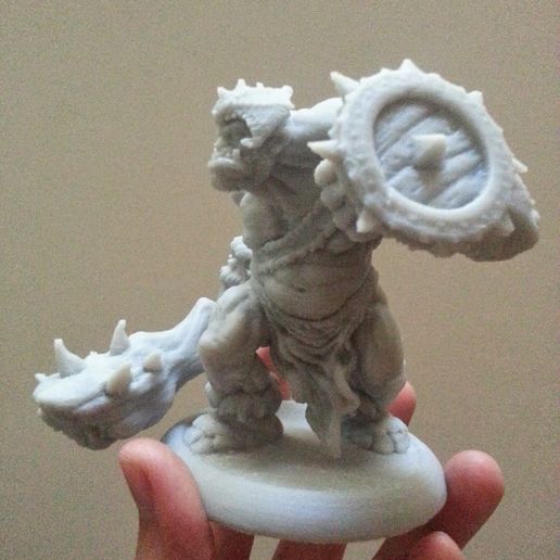 Grunt War Club, 3D printed Orc